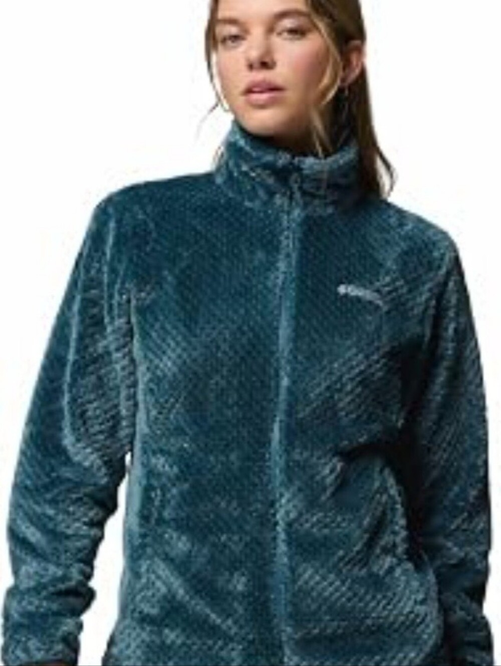 NWT Columbia Womens Teal Beech Forest 1/4 Zip Pullover Size XXL